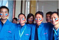 超前涂料90同學(xué)會(huì)現(xiàn)場(chǎng)！河南真石漆知名品牌